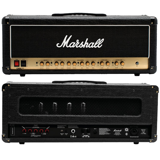 Marshall DSL100HR 100 Watt Tube Head Guitar Speaker Amplifier with 2 Channel Amp (DSL100 HR)