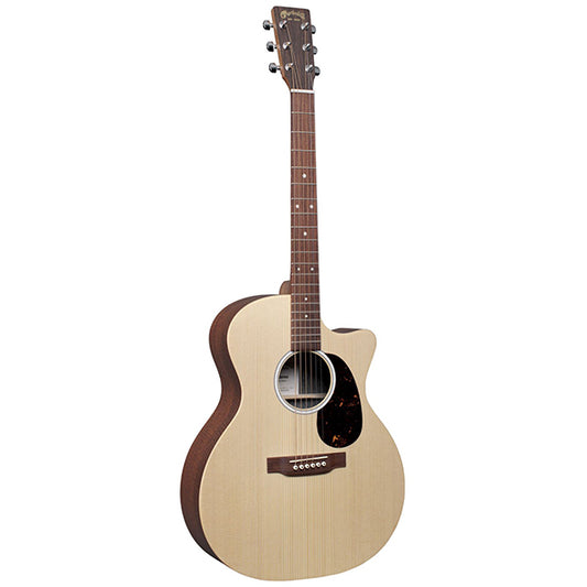 Martin GPC-X2E Grand Performance Cutaway Sitka Spruce Top Acoustic Electric Guitar With Gig Bag - Mahogany (GPCX2E GPC 12E)