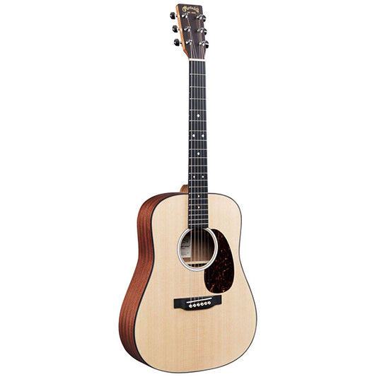 Martin DJR-10E Dreadnought Junior Sitka Spruce Top Acoustic Electric Guitar With Gig Bag (DJR10E DJR10E-02)