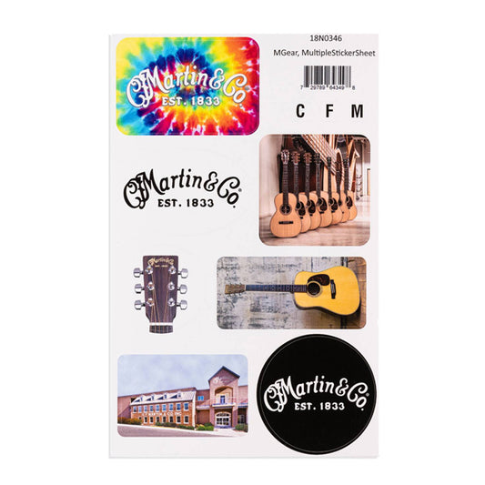 Martin 18N0346 Multiple Sticker Sheet
