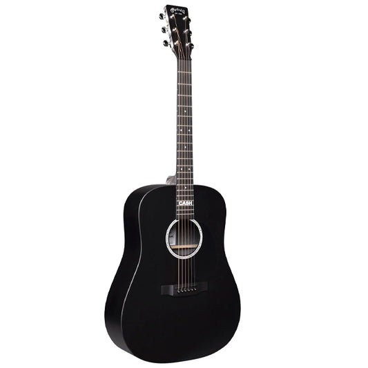 Martin DX JOHNNY CASH Classic Dreadnought Acoustic Electric Guitar wit Gig Bag - Jett Black