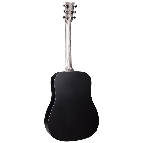 Martin DX JOHNNY CASH Classic Dreadnought Acoustic Electric Guitar wit Gig Bag - Jett Black
