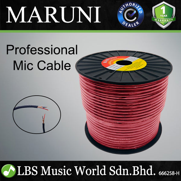 Maruni Professional Microphone Cable MR 6mm 1 Roll 100 Yard