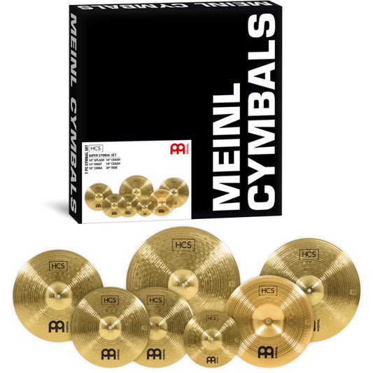 Meinl HCS-SCB 7 Pieces Super Cymbal Set 10" 14" 16" 18" 20"