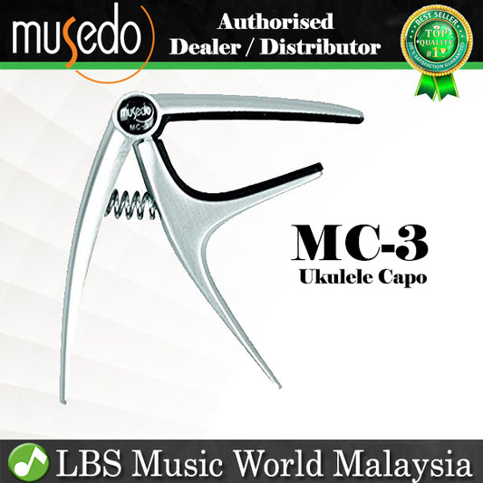 Musedo MC-3 Ukulele Capo Change Tune and Key Clamp for Hawaii Guitar (MC3)