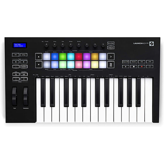 Novation Launchkey 25 MK3 25 Key USB Midi Controller Keyboard with 16 Pad and 8 Knob (Lauch Key MKiii)