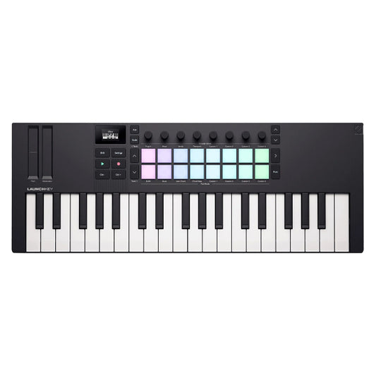 Novation Launchkey Mini 37 MK4 Keyboard Controller with 16 Pads and 2 Touch Strip (Launchkey Mini MK4)