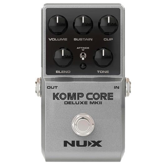 Nux NCC-2 Komp Core Deluxe MKII Analog Effect Pedal for Electric Guitar and Bass