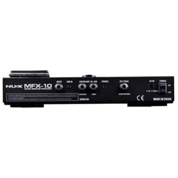 Nux MFX-10 Multi Effects Modelling Processor Electric Guitar Effect Pedal (MFX10 MFX 10)