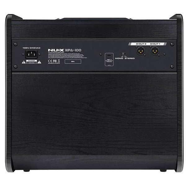 Nux NPA-100 120 Watt Digital Drum Personal Monitor Speaker Amplifier with Bluetooth Module (NPA100)