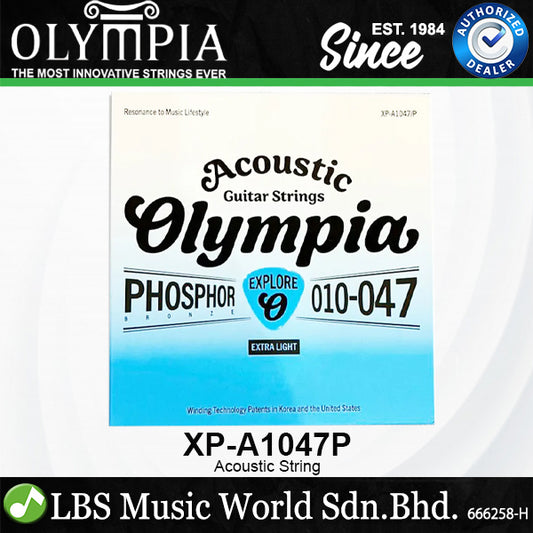 Olympia Explore Series Phosphor Bronze Acoustic Guitar Strings - (XP-A1047P XP-A1152P XP-A1253P)