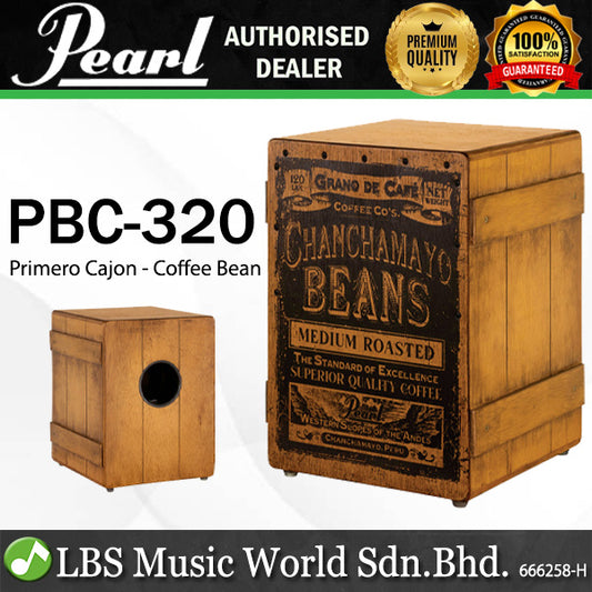 Pearl PBC320 Primero Crate Style Cajon with Bag - Coffee Bean