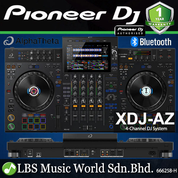 Pioneer DJ XDJ-AZ 4 Channel AlphaTheta All in One DJ System (XDJ