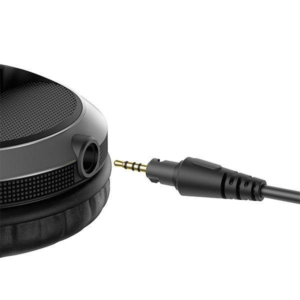 Pioneer DJ HDJ-X5 Closed Back Over Ear Professional DJ Headphones with 40mm Drivers - Black (HDJX5 HDJ X5)