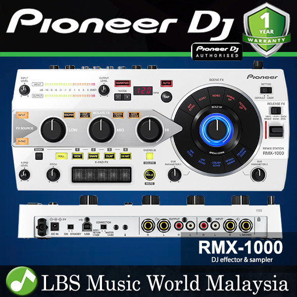 Pioneer DJ RMX-1000 Performance Effect Processor Effector and Sampler - Black (RMX1000)