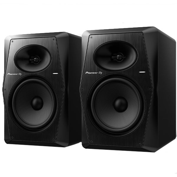 Pioneer DJ VM-80 120 Watt 8 Inch Active Powered Studio Monitor Speaker Pair- Black (VM80 VM 80)