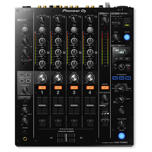 Pioneer DJ DJM-750MK2 4-Channel Performance DJ mixer (DJM750MK2 DJM 750MK2)