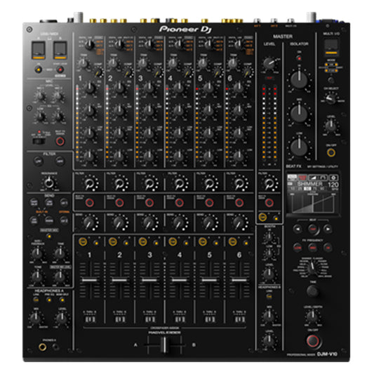 Pioneer DJ DJM-V10 Creative Style 6 Channel Professional DJ Mixer (DJMV10 DJM V10)