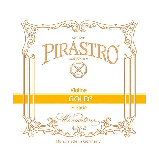 Pirastro 315121 Gold 1E 4/4 Full Size Medium Loose E String with Ball End for Violin