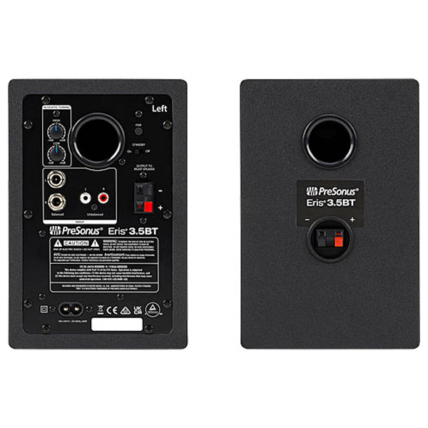 PreSonus Eris 3.5BT 50 Watt 3.5 Inch Studio Monitor Speaker with Bluetooth 2nd Generation - Pair