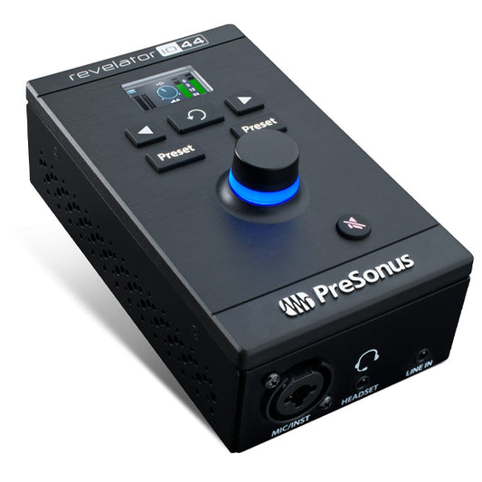 PreSonus Revelator io44 4X4 USB C Audio Interface for Recording and Broadcast Studio (io 44)