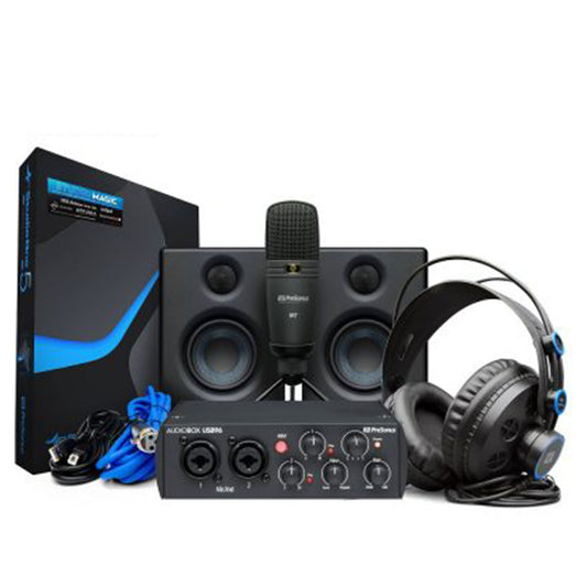 PreSonus AudioBox 96 Studio Ultimate Hardware & Software Recording Kit 25th Anniversary Edition (Audio Box)