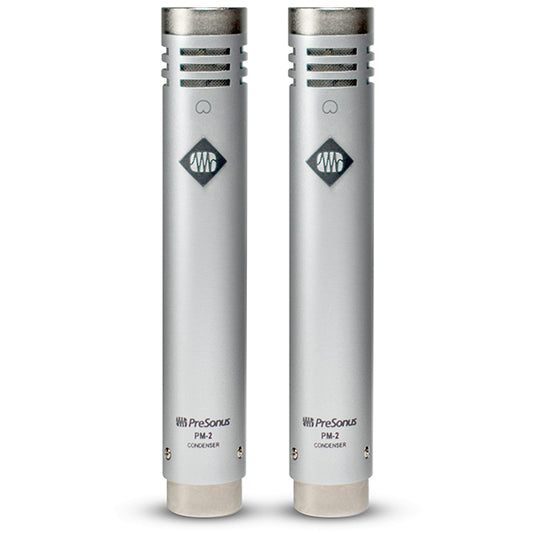 Presonus PM-2 Small Diaphragm Cardiod Condenser Mic Microphone Matched Pair (PM2 PM 2)