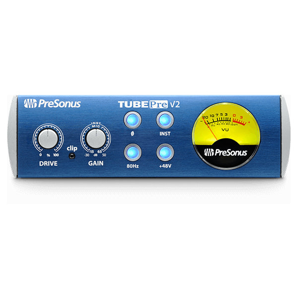 PreSonus TubePre V2 Single-channel Microphone and Instrument Preamplifier DI Box