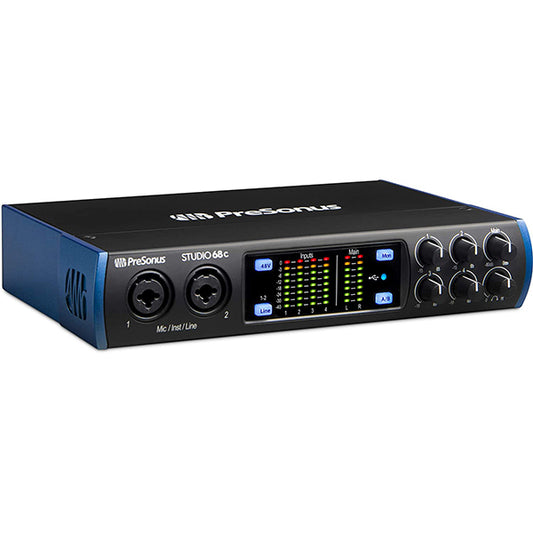 Presonus Studio 68c USB C 6X6 Audio Interface with Studio One Artist Software (Studio68c Studio 68 C)