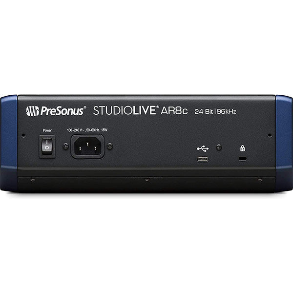 PreSonus StudioLive AR8c 8 Channel Mixer and Audio Interface with Effect with Bluetooth (Studio Live AR8 C)