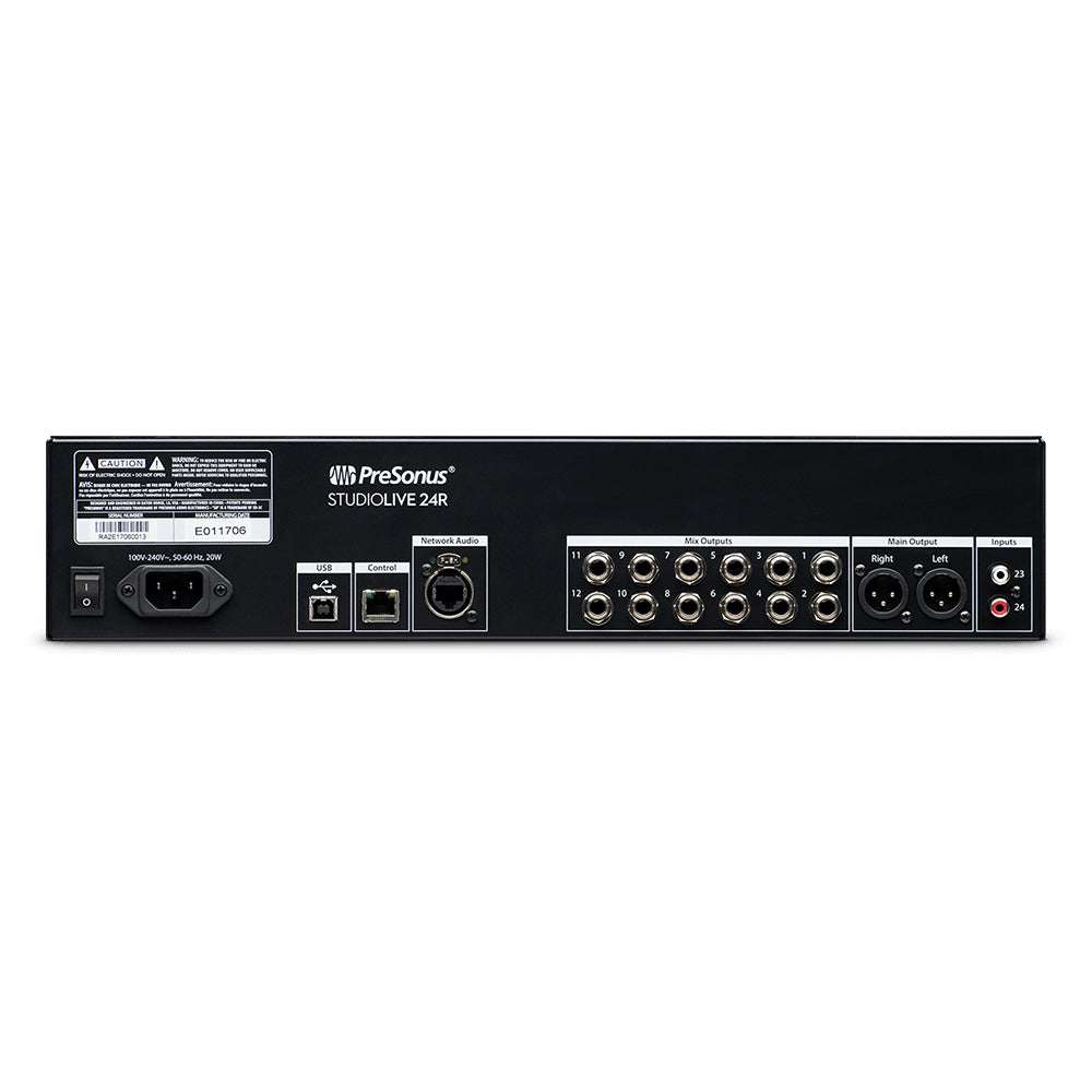 PreSonus StudioLive 24R Series III 24-channel Stage Box and Rack Digital Mixer 40x40 USB 50x50 AVB Audio Interface (24 R)