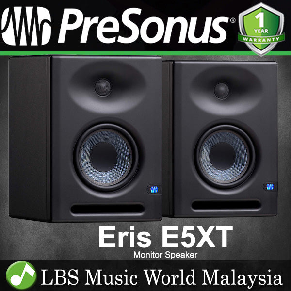 Presonus Eris E5 XT 5 Inch Powered Studio Monitor Speaker Professional Recording Pair (E5XT)
