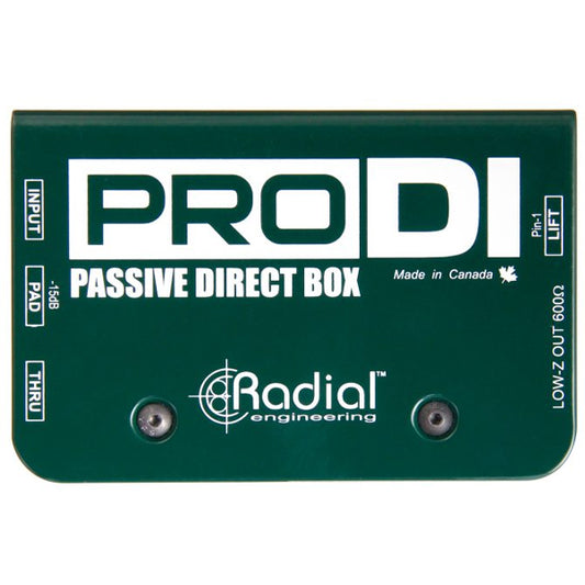 Radial Engineering ProDI Plug and Play Single Channel Passive Direct Box