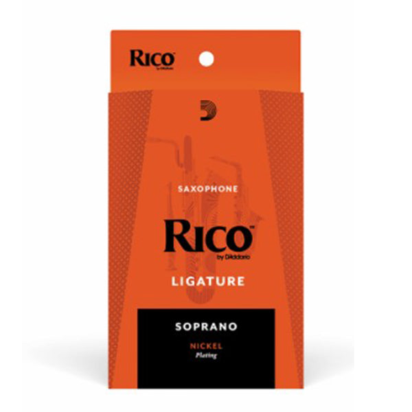 RICO RSS1LN Soprano Saxophone Mouthpiece Ligature Holder Silver Plated For Soprano Sax