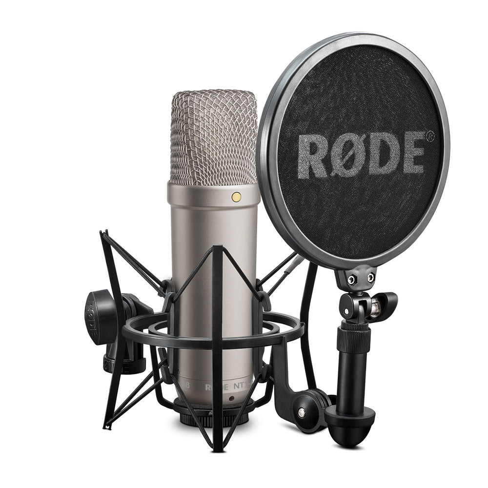 Rode NT1-A Cardioid Condenser Microphone with large Diaphragm Mic Pop Filter (NT1A NT1 A)