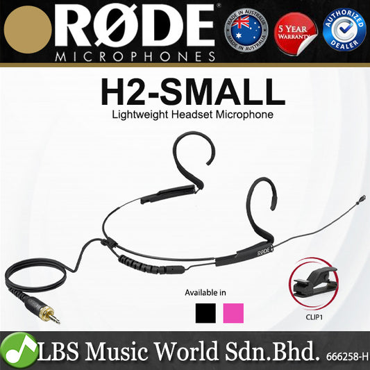 Rode HS2 Ergonomic Lightweight Headset Microphone for Wireless Systems Mic