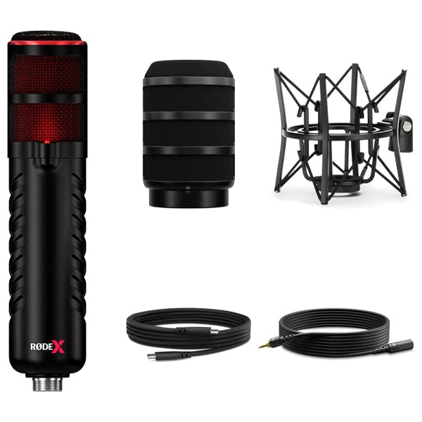 Rode XDM-100 USB Dynamic Cardioid Microphone with Mic Pop Shield And Shockmount (XDM100)