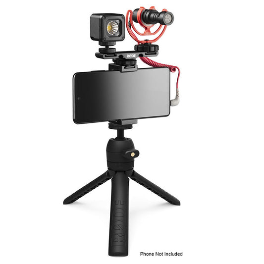 Rode Vlogger Kit Universal Filmmaking VideoMic Microphone For Mobile Phone With 3.5mm, USB-C Or iOS Mic Edition