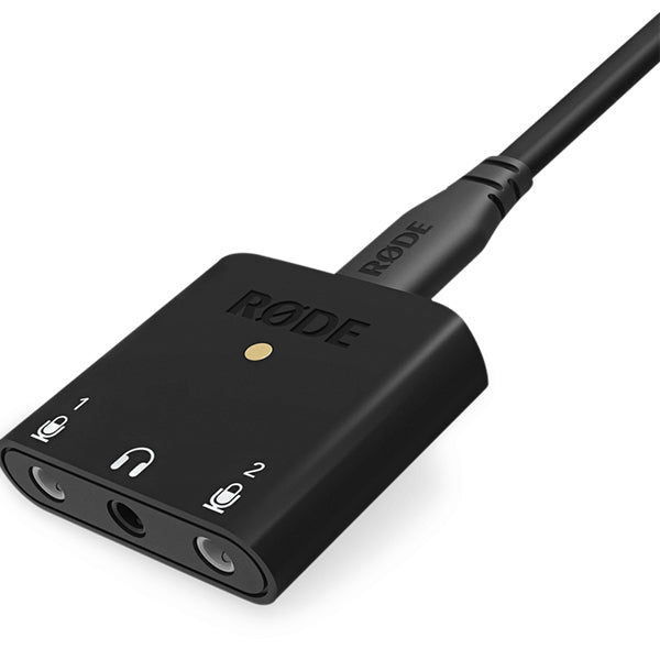 Rode AI-Micro Ultra Compact Dual Channel Audio Interface for Microphone with 3.5mm Mic Output (AI Micro)