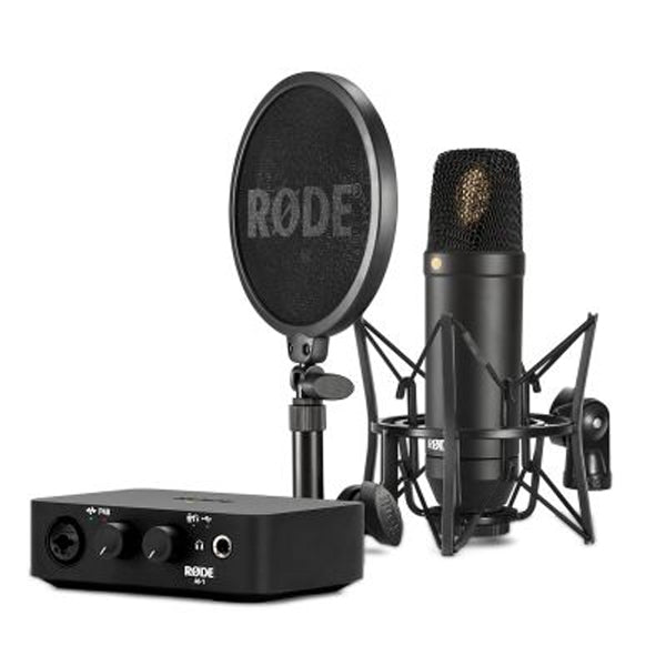 Rode AI-1 Complete Studio Kit USB Audio Interface and NT1 Condenser Microphone Mic (AI1 AI 1)