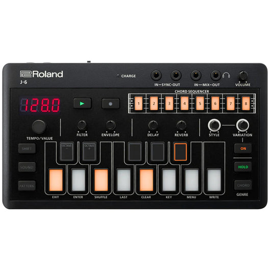 Roland Aira Compact J-6 Chord Synthesizer Portable 4 Voice Synthesiser (J6)