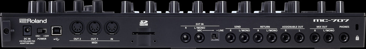 Roland MC-707 8 Track Groovebox Sequencer Music Creation with Multi Effect (MC707 MC 707)