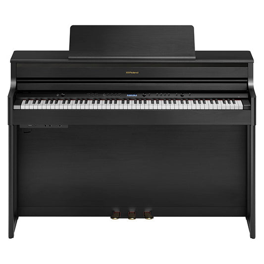 Roland HP704 88 Key Digital Piano with SuperNATURAL Modeling and Bluetooth Charcoal Black (HP-704 HP 704)