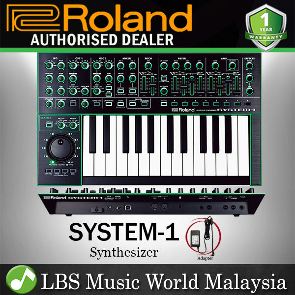Roland SYSTEM-1 25 Key Plug Out Synthesizer Keyboard (System 1