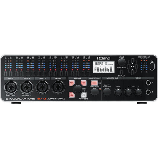 Roland UA-1610 Studio-Capture USB Audio Interface with 12 Mic Preamp (Studio Capture)