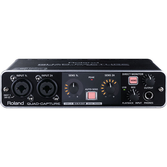 Roland UA-55 Quad-Capture USB Audio Interface with Mic Preamp (Quad Capture)