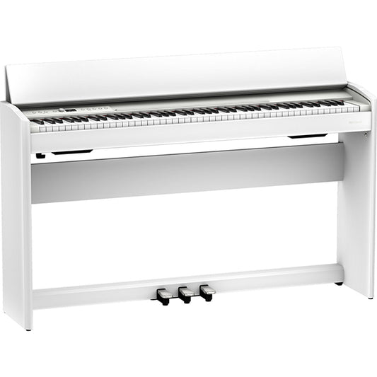 Roland F-701 88 Key Digital Piano with PHA-4 Keyboard with Bluetooth - White (F701 F 701)