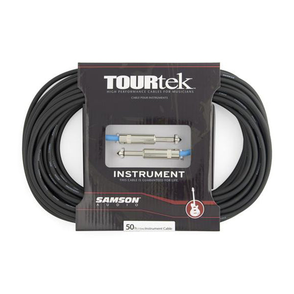 Samson TI20 Tourtek 6 Meter Mono Plug Guitar Keyboard Bass Instrument Cable (TI 20)