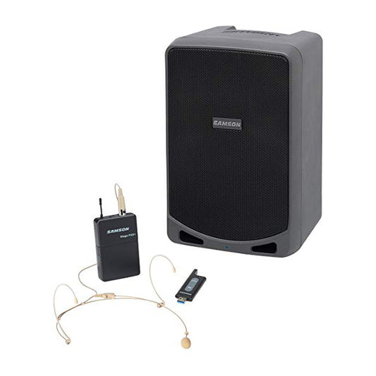 Samson XP106wDE 6" Woofer Portable PA with Headset Wireless System and Bluetooth (XP 106wDE)