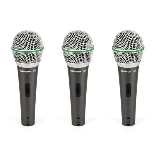 Samson Q6 Dynamic Microphone 3 Pack (Q 6)